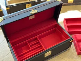 Coffret Tresor Storage Box Designer Donna Valisette Tresor Trunk Borsa a tracolla Francia Luxury Brand Uomo Monogrammi Custodia in vera pelle Borse Lady Storage Bo h9oO #