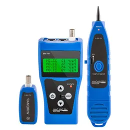 Freeshipping NF-308 قياس الكابلات الشبكة LAN Cable Cables Test Tracker RJ45 RJ11 Ethernet Cable Tester Blue Alvgu