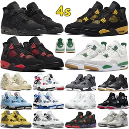 mens tênis de basquete militar gato preto criado UNC Red Thunder Tour amarelo branco Oreo Shimmer Sail What the Fire Red homens mulheres tênis ao ar livre