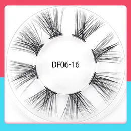 DIY Eyelash Extension Segmenterade ögonfransar Enskilda Lash Pre-Cut-segment Silk 3D Lashes Make Up495