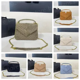 Women's Designer handbags Fashion Crossbody Bags with Gold Logo Frosting Chain Bag 6 Colors Christmas Gifts 25184 25185