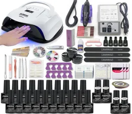 مجموعة مانيكير سوبر لمجموعة الأظافر مع LED Nail Lamp 20000 دورة في الدقيقة آلة تلميع أدوات Acrylic Art Tools Set26974266177