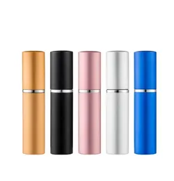 DHL Free epacket 5ml Mini Portable Refillable Perfume Atomizer Colorful Spray Bottle Empty Perfume Bottles fashion Perfume Bottle 420QHH