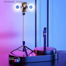 Selfie Monopods Bluetooth Selfie Stick 1.7m Multifunctional Selfie Tripod Stand with Selfie LED Ring Light Compatible with IPhone Android Sams Q231110