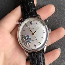 Antigo movimento automático dos homens eta 2824 clone cal 39 relógio masculino senador sessenta relógios de couro de bezerro retro gf fábrica relógios de pulso263p