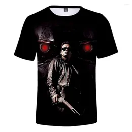 Men's T Shirts 2023 Movie Terminator: Dark Fate Digital 3D Print T-Shirts Adult Kids Short Sleeve Tees Tops