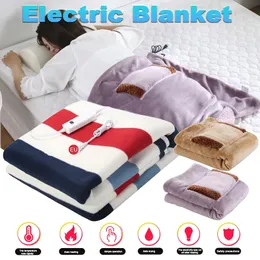 Electric Blanket Electric Heating Blanket Thermal Mattress Soft Thicken Body Warmer Mat Comfortable Blanket EU Plug for Home Sofa Office 231110