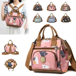 Bebek Bags Su geçirmez Bebek Boşluğu Momy Seyahat Küçük Çanta Çok Fonksiyonlu Ham Anası Anne Bebek Bebek Bags Organizatör Mumya Backpackl231110