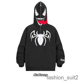 남자의 후드 땀 촬영 셔츠 새로운 카카즈지 패션 브랜드 All Ramaway Spider Man Cosplay Hoodie 자수 같은 스타일 고품질 퍼프 TN 2 D3PQ