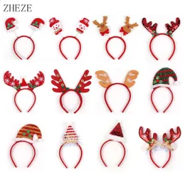 Headbands 2023 Série de Natal para crianças Meninas Xmas Tree Party Chapéus Faixa de Cabelo Fecho Cabeça Hoop Decoração Acessórios Presentes 231110