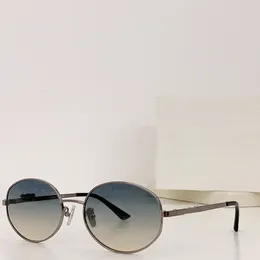 Designer-Sonnenbrille für Damen und Herren, gleiche modische Luxus-Sonnenbrille wie Lisa Triomphe, Strand-Straßenfoto, große Sonnenbrille, Metall-Vollrahmen mit Geschenkbox, 57 mm