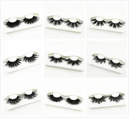 5D 25mm 3D Mink Eyelashes 23 styles Eye makeup Mink False lashes Soft Natural Thick Fake Eyelashes Eye Lashes Extension Beauty Too6182094