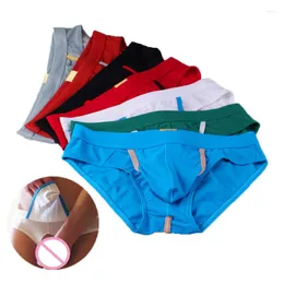 Underpants masculina Briefas eróticas de pênis de grochs eróticos Meses de roupa íntima Calzoncillos sexy hombre tanga jockstrap porno lingerie calcinha gay