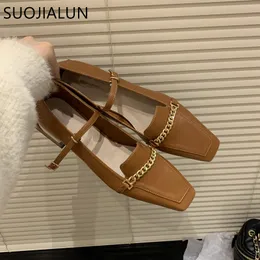 SUROUNE SUOJIALUN SPRIT Flat Fashion Sain Kobiety na mokasyna swobodny niski piętę Brytyjski styl Oxford Buty 230410 Gai Gai Gai