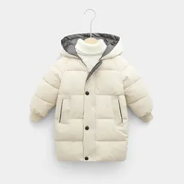 ダウンコート2-12年ロシアの子供の子供のダウンアウター冬の服ティーンボーイズガールズコットンパッドパーカコート厚い暖かい長いジャケット231108