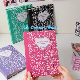 Anteckningar Skysonic Fashion A5 Binder Notebook Jounral Cover Ins Bandage Pocards Sticker Collect Book Po Cards Organizer Stationery 230408