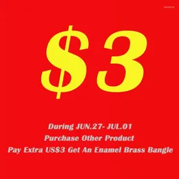 뱅글 구매 6 월 27 일 ~ 7 월 7 일까지 산투자에서 다른 제품 구매 추가 지불 3 USD 화려한 에나멜 황동 팔찌 뱅글 뱅글 켄트 22