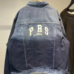 Designer Kvinnokläder 20% rabatt på skjorta avancerad version skiljer marknaden från etikett Classic English Denim Jacket för män kvinnor