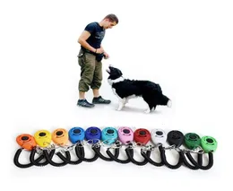 Träning Pet Dog Training Klicka på Clicker Trainer Agility Aid Dog Training Obedience Supplies With Telescopic Rope och HOOI4Q04396066