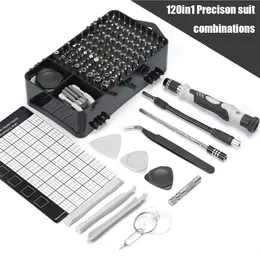 Schraubendreher Präzisions-Schraubendreher-Set 115/120/135 in 1 magnetischer Mikro-Bohrer multifunktionales Reparaturwerkzeug-Set für Zuhause kleiner Schlagschrauber 230410