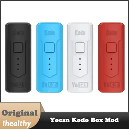 Yocan Kodo Box Mod 400mAh 배터리 조절 가능한 전압 전자 담배 vape 지원 510 스레드 분무기 기화기