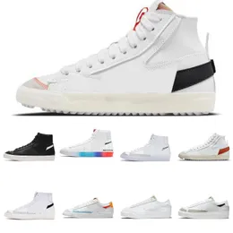 Koşu Ayakkabıları Blazer Orta 77 Vintage Blazers Çok Renkli Yüksek Düşük Nar Jumbo Beyaz Süet Erkek Kadınlar Unisex Platform Ayakkabı Eğiticileri Tasarımcılar Sneaker Ayakkabıları