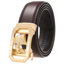 Belts Designer Buckle Men Belts Genuine Leather Fashion Luxury Gift Formal Ceinture Homme Business Cowboy Waistband Trouser Ratchet 231109