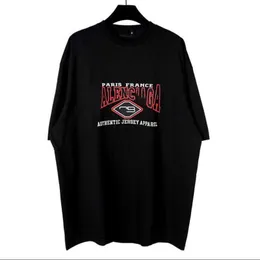 Luxus-Designer-Frauen-T-Shirt Shirt High Edition Rock Bat Series Stickerei Letter Wash Old Sleeve T-Shirt