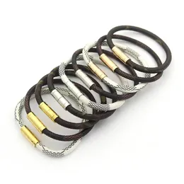 Mode Marke V Armband Männer Armband Luxus Einzigen Schicht Plaid Leder Armband Grau Muster Hohe Qualität Designer Armband Schmuck