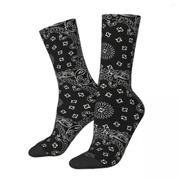 Calzini da uomo Stile retrò classico bandana Compressione pazza Unisex Hip Hop Street Senza cuciture stampato Happy Crew Sock Regalo per ragazzi