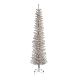 Рождественские украшения 6-футовый праздничный декор в виде елки с подсветкой на металлической подставке для помещения 231110
