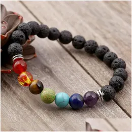 Charm Armbänder Damen Herren Schmuck Perle Naturstein Anker Perlen Buddha Für Herren Lava Chakra Armband 72 T2 Drop Delivery Dhgarden Dhvmc