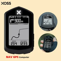 Computadores de bicicleta XOSS NAV Computador sem fio Ciclismo GPS Velocímetro Mapa Navegação À Prova D 'Água Bluetooth ANT Cadence Speed Bicicleta 231109