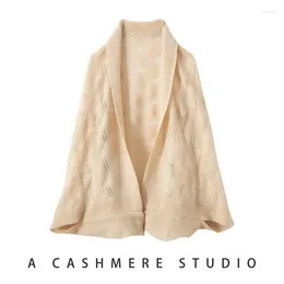 Scarves High Quality Cashmere Scarf Wrap Autumn And Winter Warm Outside With A Casual Fashion Simple Monochrome Knit