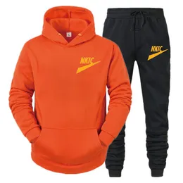 Neue Herren Trainingsanzüge Mode Sporting Full Suit Marke Patchwork Sweatshirt Jogginghose Herrenbekleidung 2 Stück Sets Slim Trainingsanzug