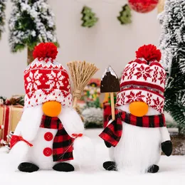 زينة عيد الميلاد عيد الميلاد الثلج الحلي الحلي عيد الميلاد قبعة حاكمة Rudolph دمية دمية دمية أفخم