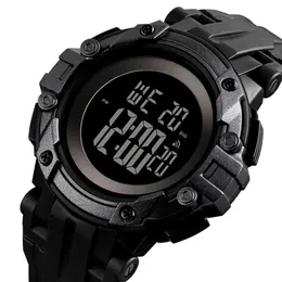 Relógio digital masculino preto luminoso 50m à prova d'água esporte despertador à prova de choque relógio eletrônico masculino reloj hombre 1545 wris214v
