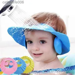 Shower Caps Baby Shampoo Cap Safe Adjustable Waterproof Shampoo Cap Baby Shampoo Cap Ear Protect Shower Cap Children Kids Shampoo HatL231110