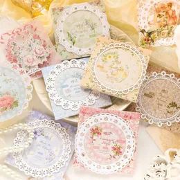 31pcs/lot memo pads material paper intage fintage fuloral zoranical journical scrapbooking card card card card card