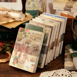 Notepads Shanbu 100 piecespack Vintage Twilight Material Paper Light Decoration Clip Book Magazine Album DIY Bookmark 230408