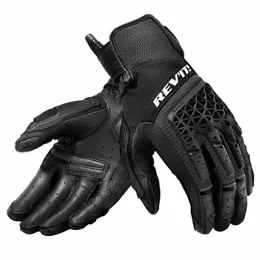 Five Fingers Gloves New Black Revit Sand 4 Trial Motorcycle Adventure Touring Ventilated Gloves Genuine Leather Motorbike Racing Short Gloves YQ231111