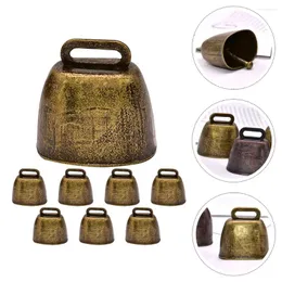 Dog Collars 8Pcs Cow Bells Anti-Lost Cattle Bell Livestock Hanging Horse Sheep