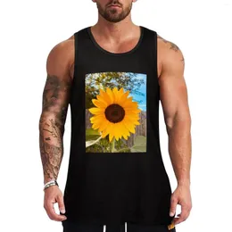 Herren Tank Tops Sunflower Top T-shirt Sport Kleidung Für Männer Arbeits Weste Fitness Kleidung