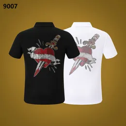 Plein Polo Shirt Mens Designer T koszule pp marka odzież czaszka Mężczyźni Koszulki Klasyczne wysokiej jakości hip-hop streetwear