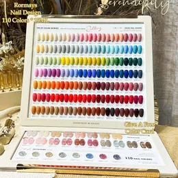Rormays Модный гель-лак для полировки ногтей 110 цветов Большой набор Полупостоянный смешанный блестящий цвет радуги УФ-светодиодный гель-лак для дизайна ногтей Бесплатная очистка Оптовая продажа с фабрики