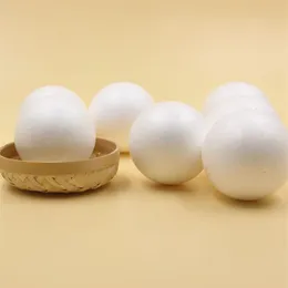 Vit modellering 10st Lot 70mm polystyren Styrofoam Foam Craft Ball för DIY Christmas Party Decoration Supplies Kids Gifts305G
