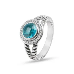 Klassieke Designer DY Ring Sieraden Luxe Mode-sieraden Ringen Dames Knoopdraad 8mm Ring Nieuwe Stijl DY Sieraden Kerstcadeau sieraden kettingen voor mannen en vrouwen