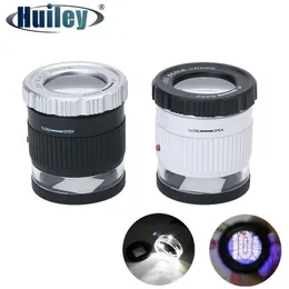 Büyüteç takı loupe 3 LED 3 UV Işık Optik Cam Lens Büyütme Pulları Tanımlamak İçin 30x Büyüteç Antika Para Birimi 230410