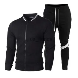 Chándales para hombres Nuevo traje para hombres Sudadera Deportes y ocio Slim Fit Conjuntos largos Chándal para hombres Chándal Trajes para hombres Ropa deportiva 2023 J231111