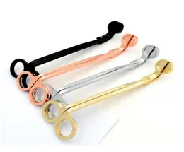 Snuffers de aço inoxidável vela pavio trimmer rosa ouro tesoura cortador vela trimmer óleo lâmpada guarnição scisso wmtdvu bdenet5407439